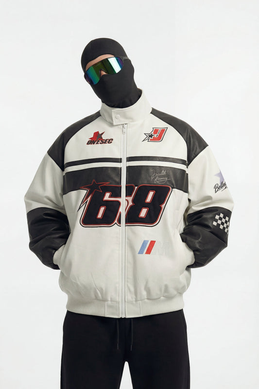 Oversized racing jacket