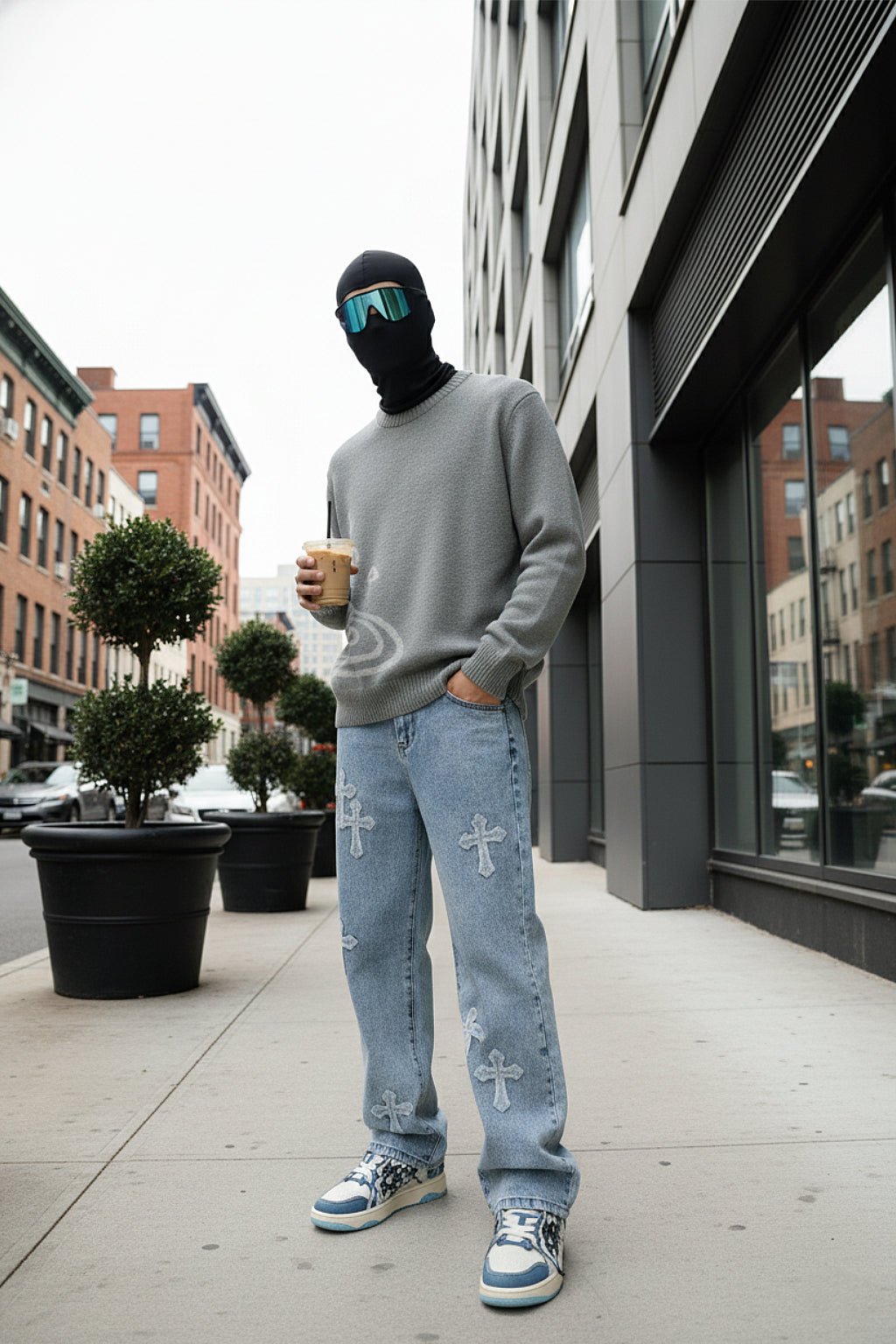 Blue cross jeans