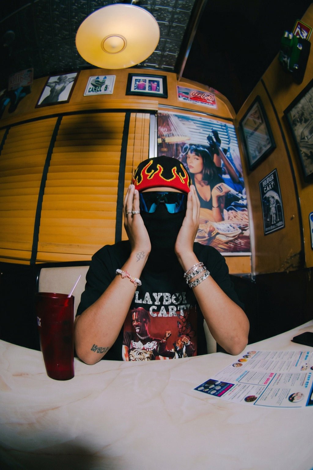 Flame beanie