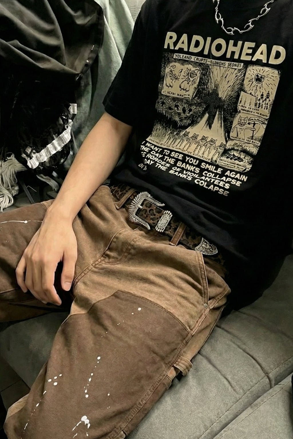 Leopard belt