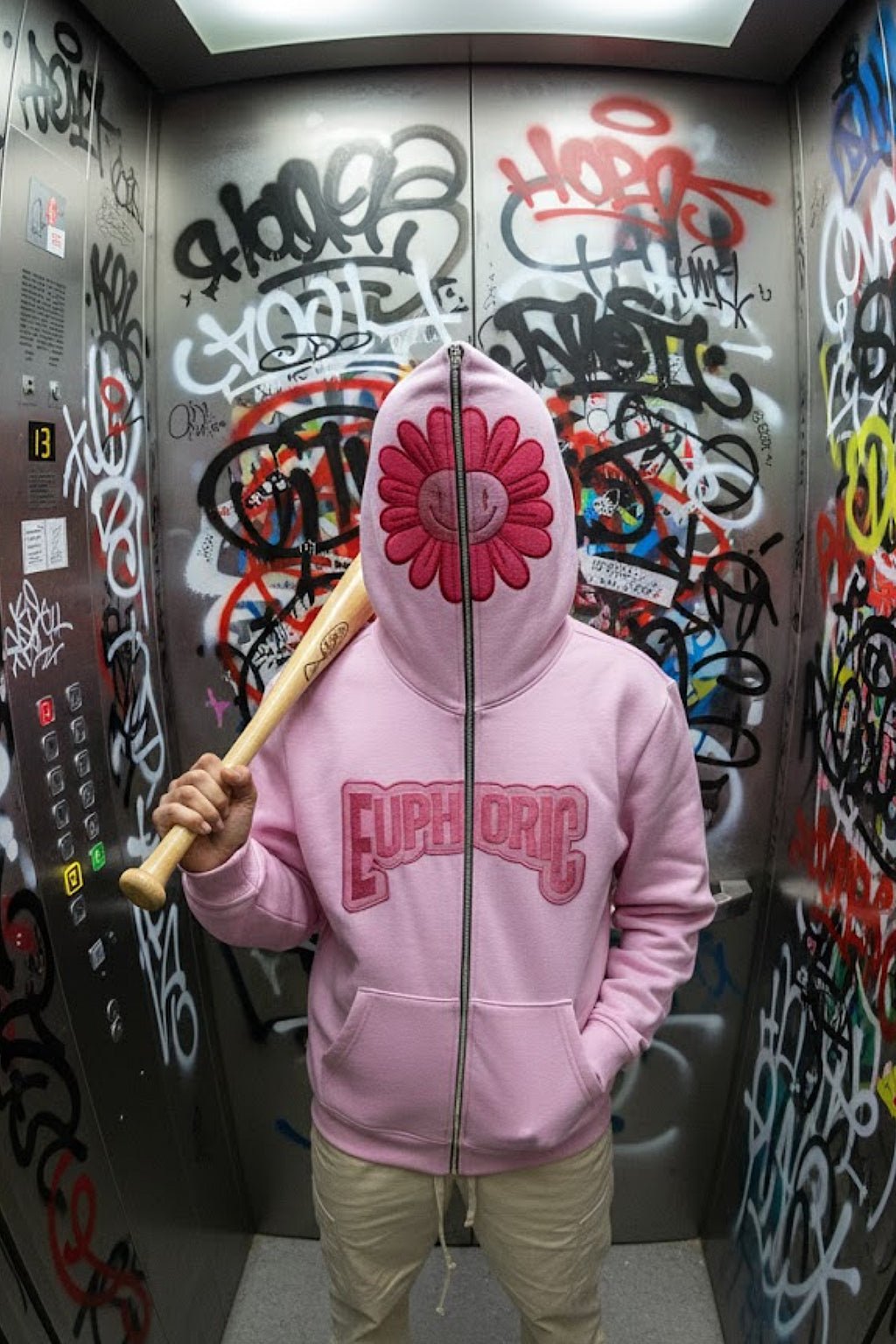 Pink full zip