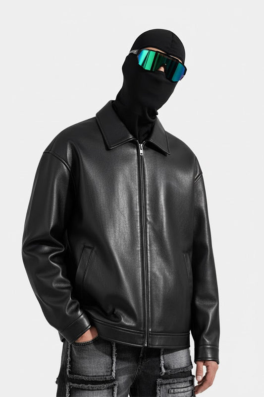 Streetwear leather jacket