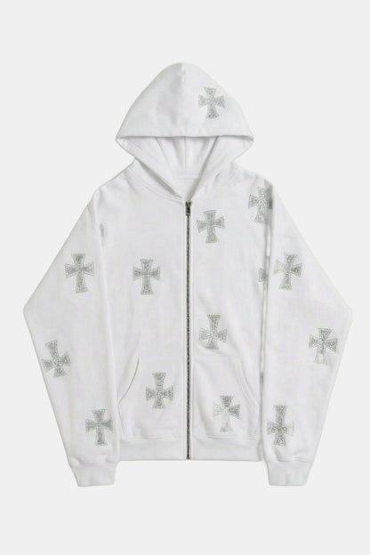 Sweat croix strass