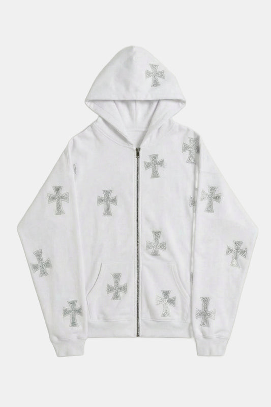 Sweat croix strass