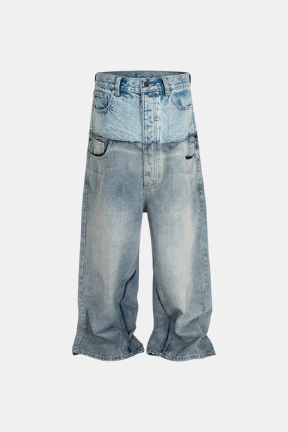 Double waist jeans