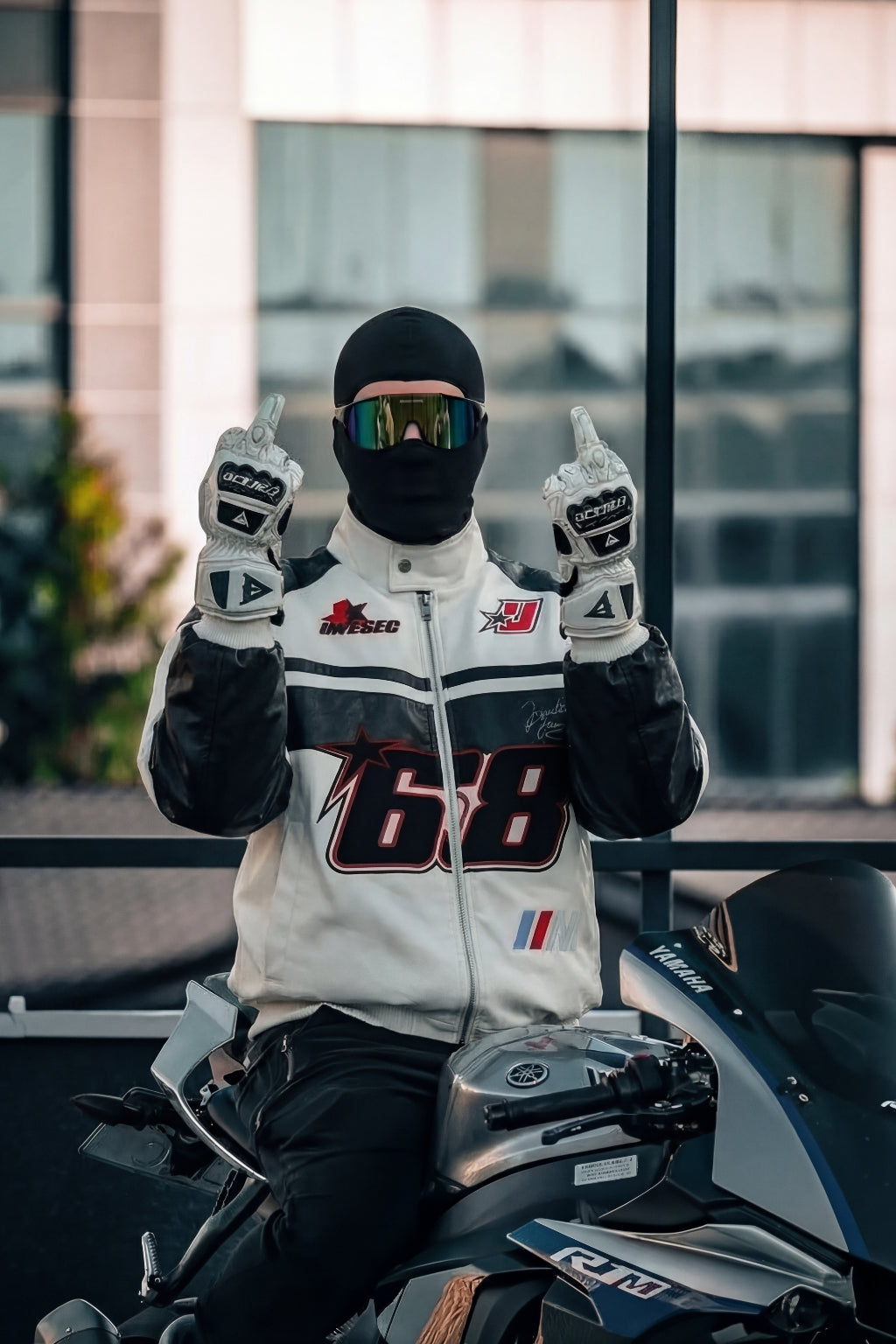 Oversized racing jacket