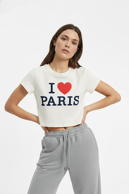 T Shirt I Love Paris