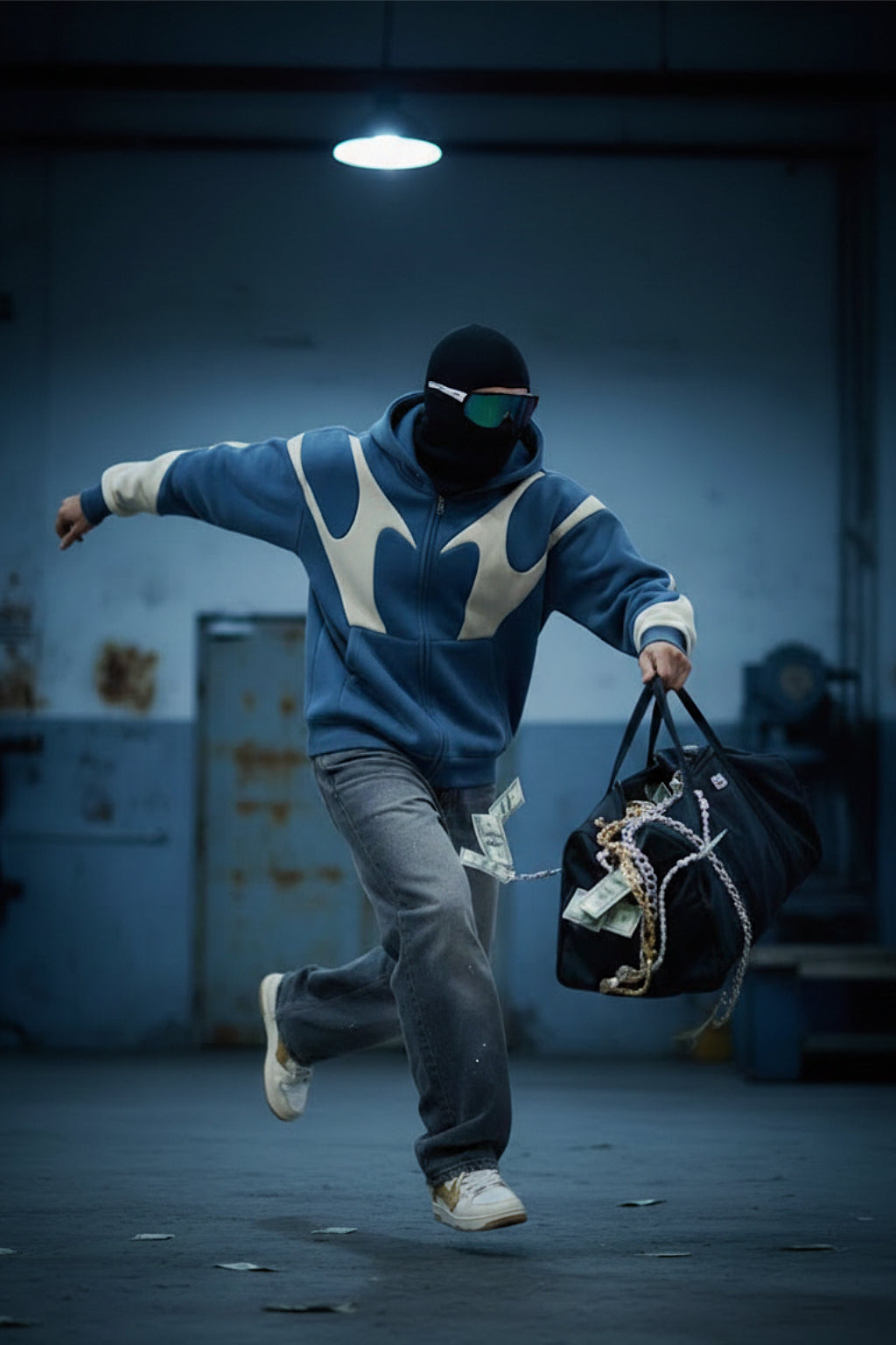 Vintage hooded sweatshirt
