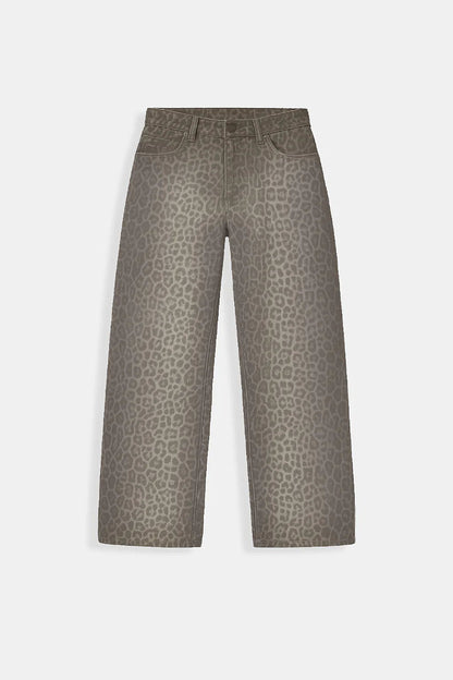 Leopard baggy pants