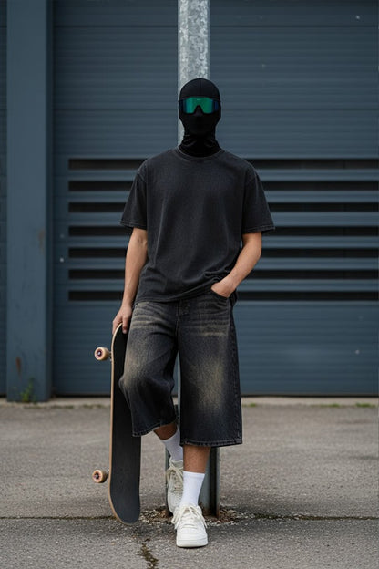 Black jorts