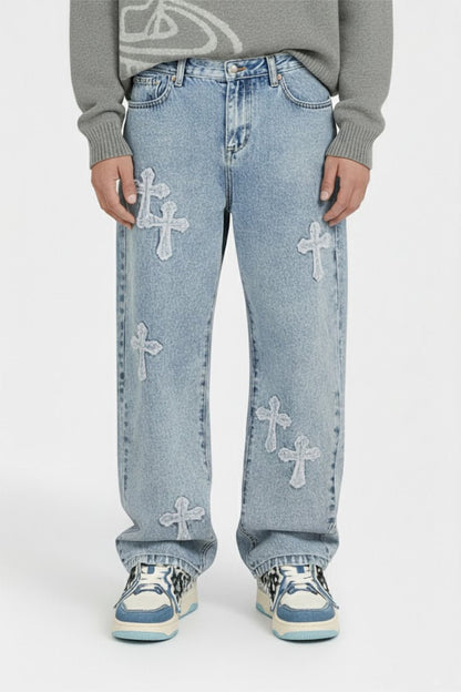 Blue cross jeans