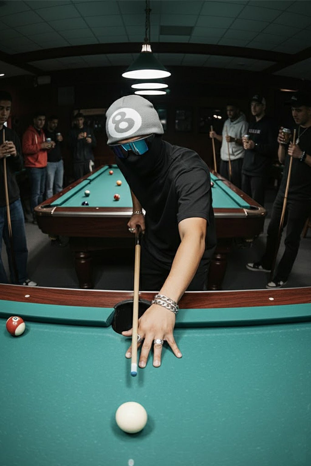 8 ball beanie
