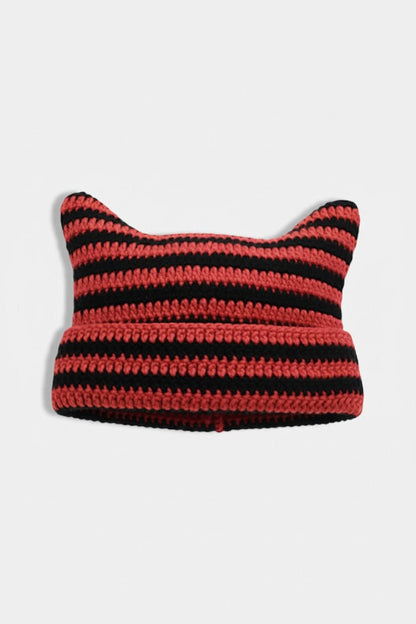 Bonnet chat crochet