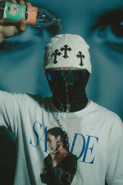 Cross beanie