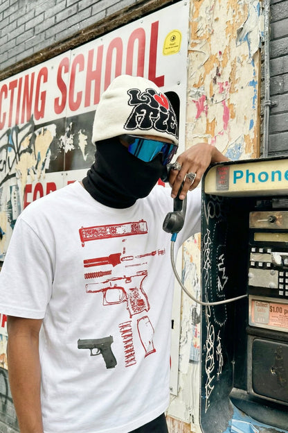 Y2K printed beanie