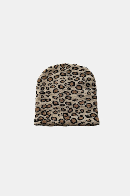 Leopard beanie