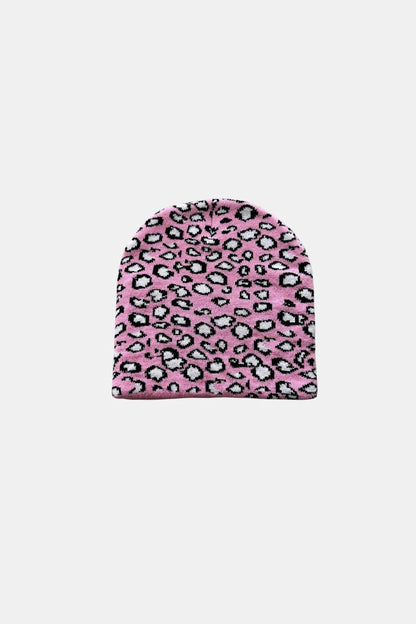 Leopard beanie