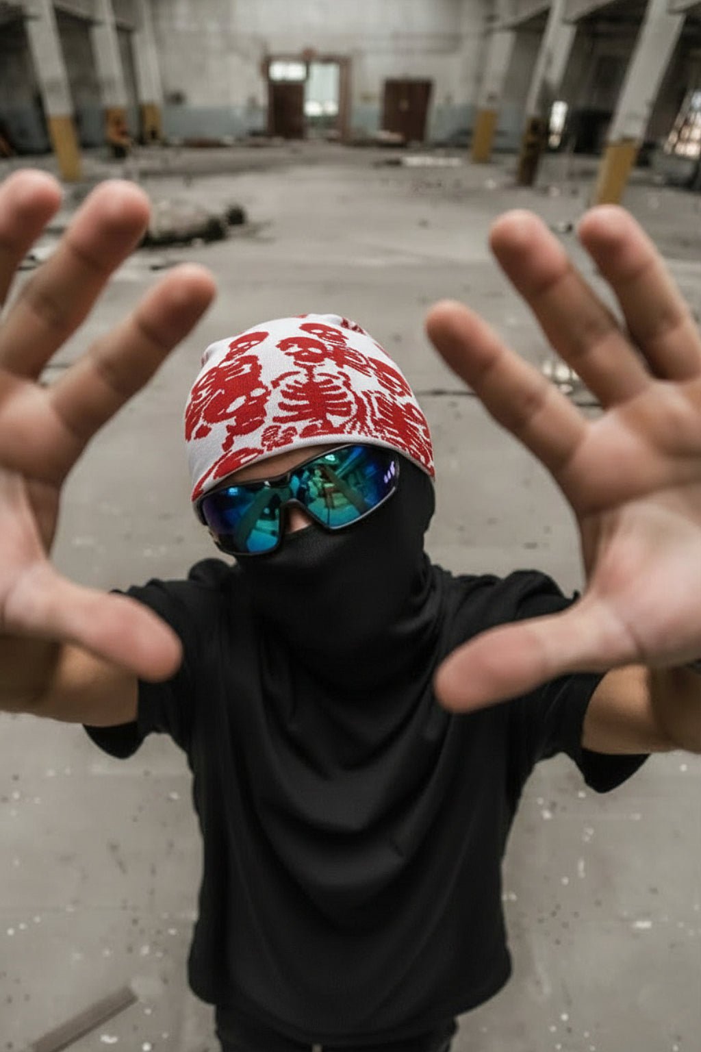 Skeleton beanie