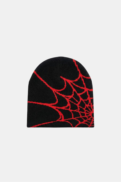 Spider web beanie