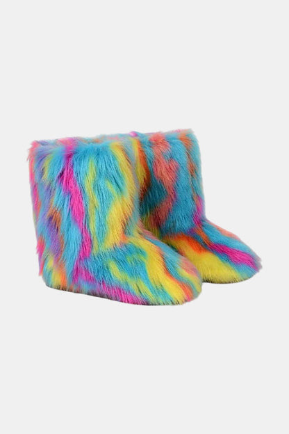 Fur boots