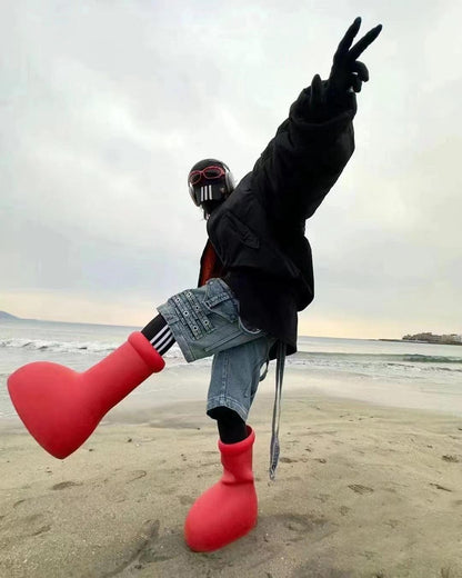 Red Astroboy boots