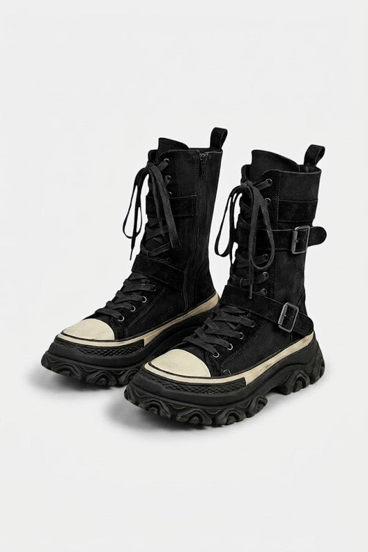 Bottes punk femme