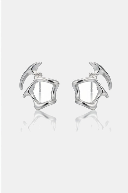 Boucle d'oreilles abstraite