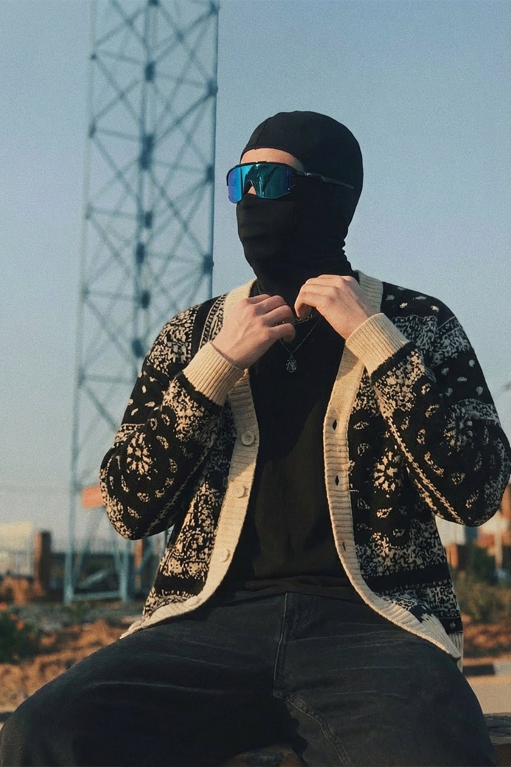 Bandana cardigan