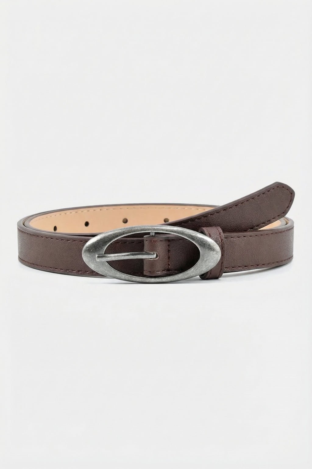 Oval Buckle Belt