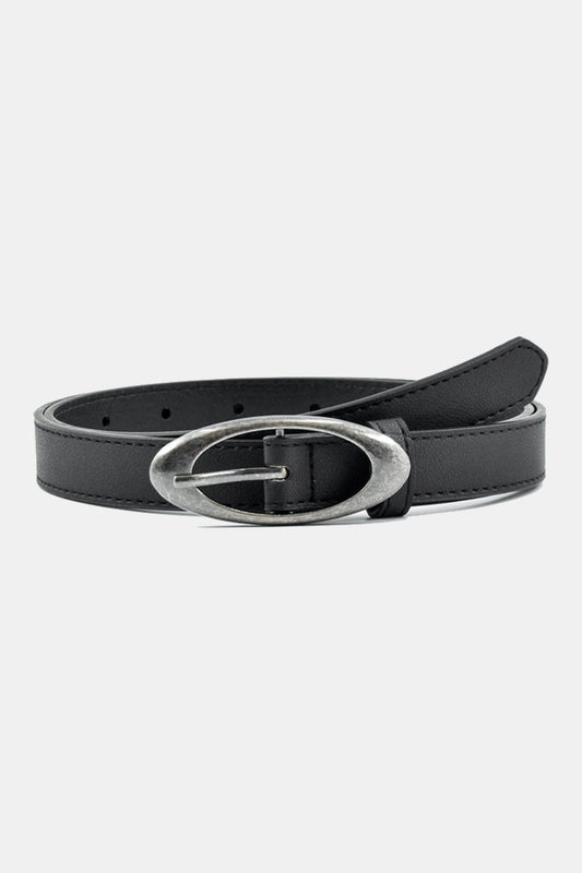 Oval Buckle Belt