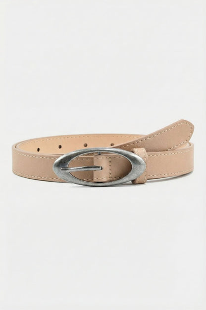 Oval Buckle Belt