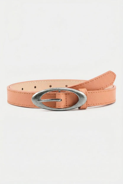 Oval Buckle Belt