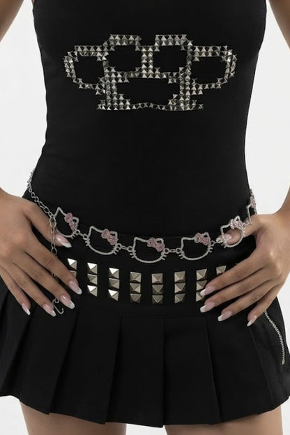 Ceinture Hello Kitty à strass