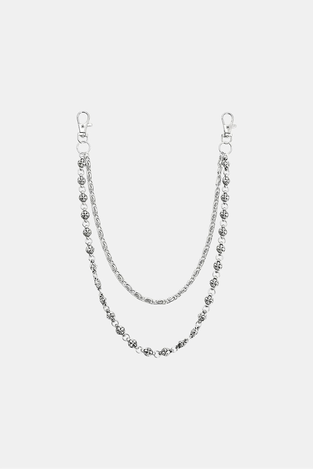 Silver pants chain