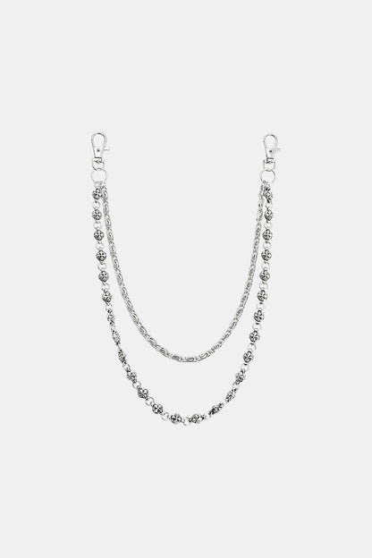Silver pants chain