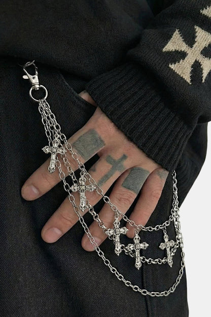 Gothic pants chain