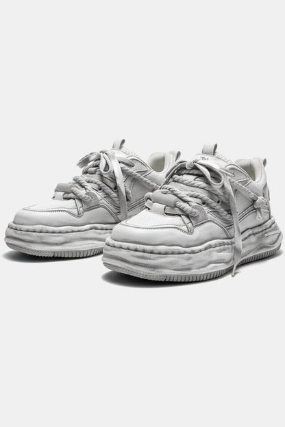 Chaussure lacet corde