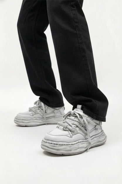 Chaussure lacet corde