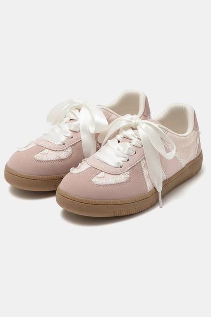Chaussure lacet ruban