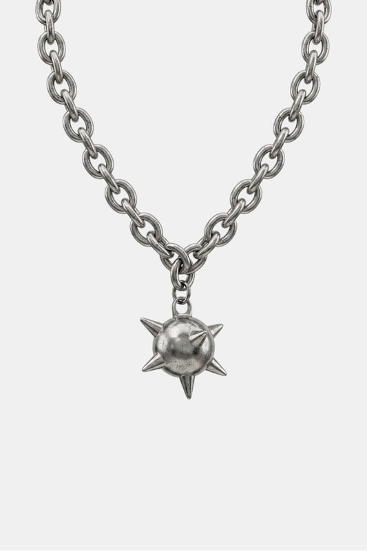 Collier à boules à pointes