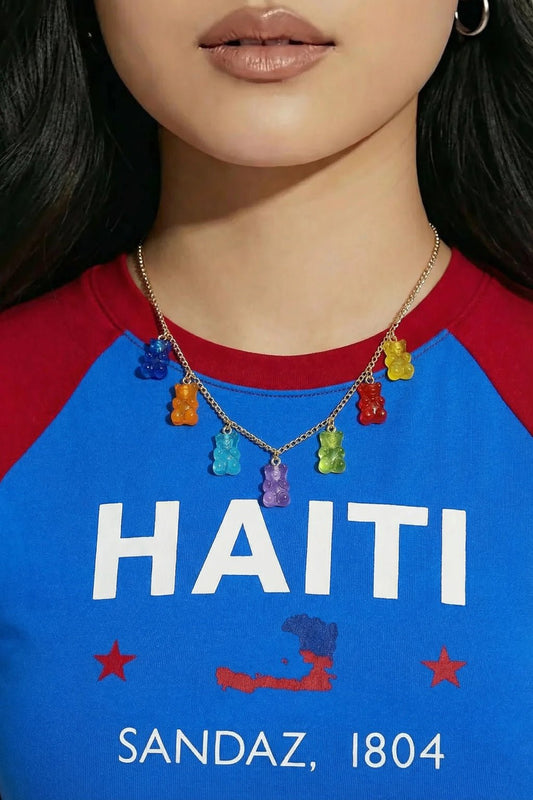 Collier bonbon ourson