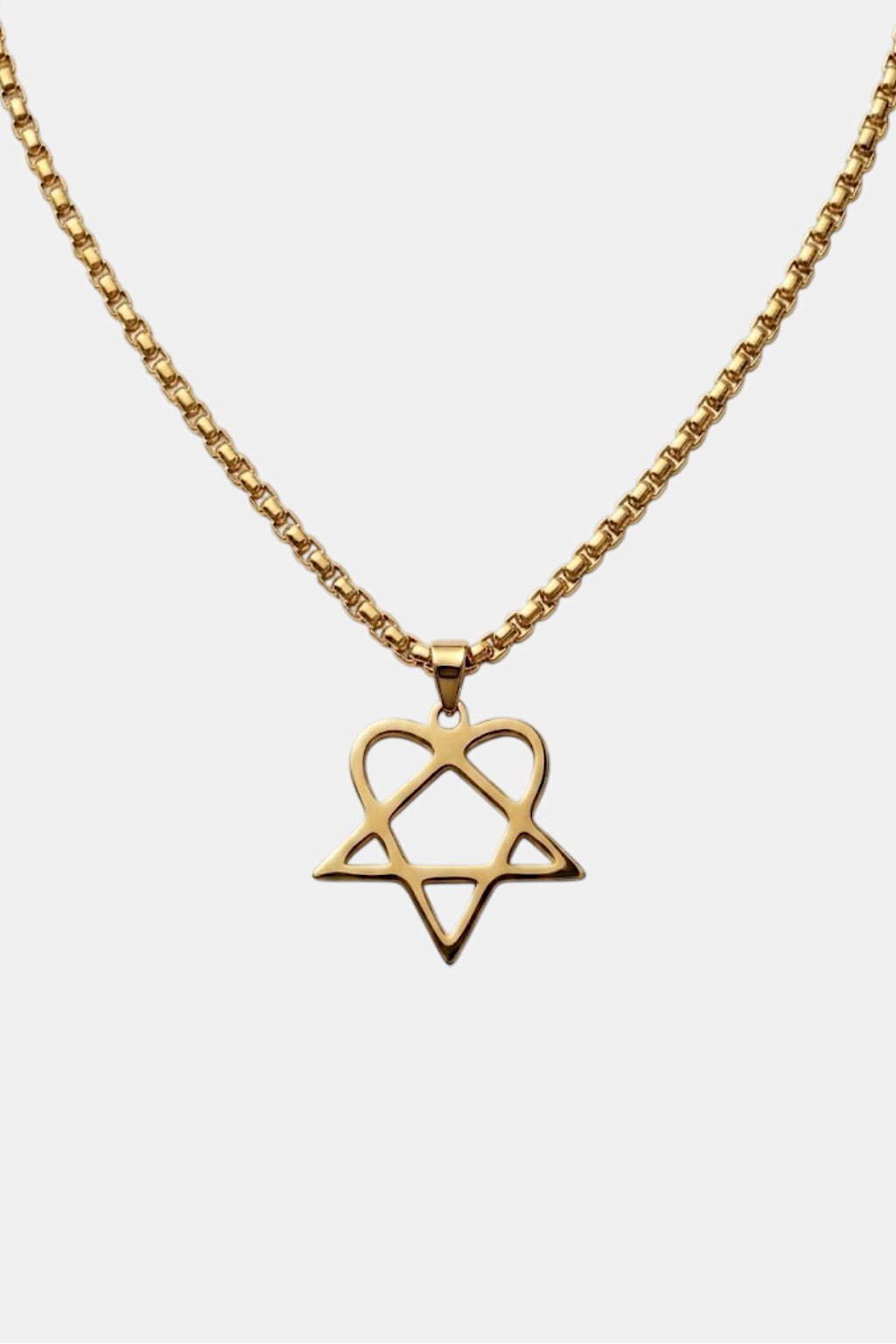 Collier heartagram