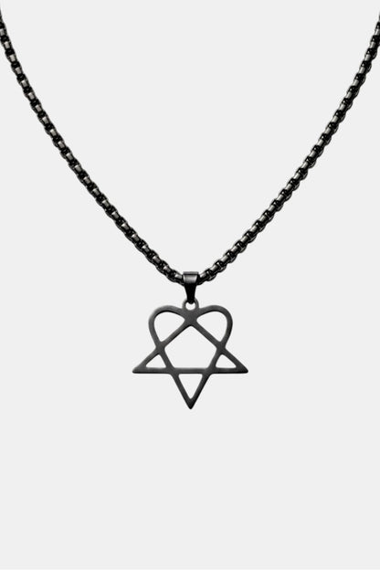 Collier heartagram