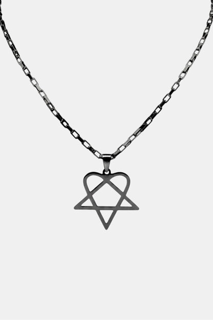 Collier heartagram