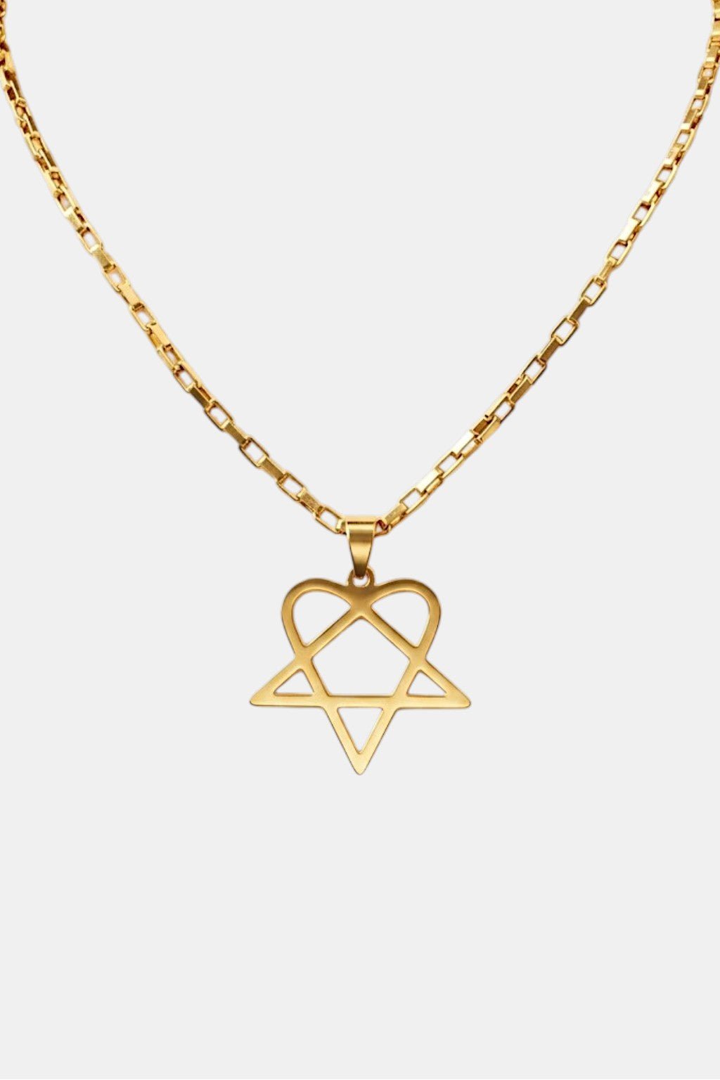 Collier heartagram
