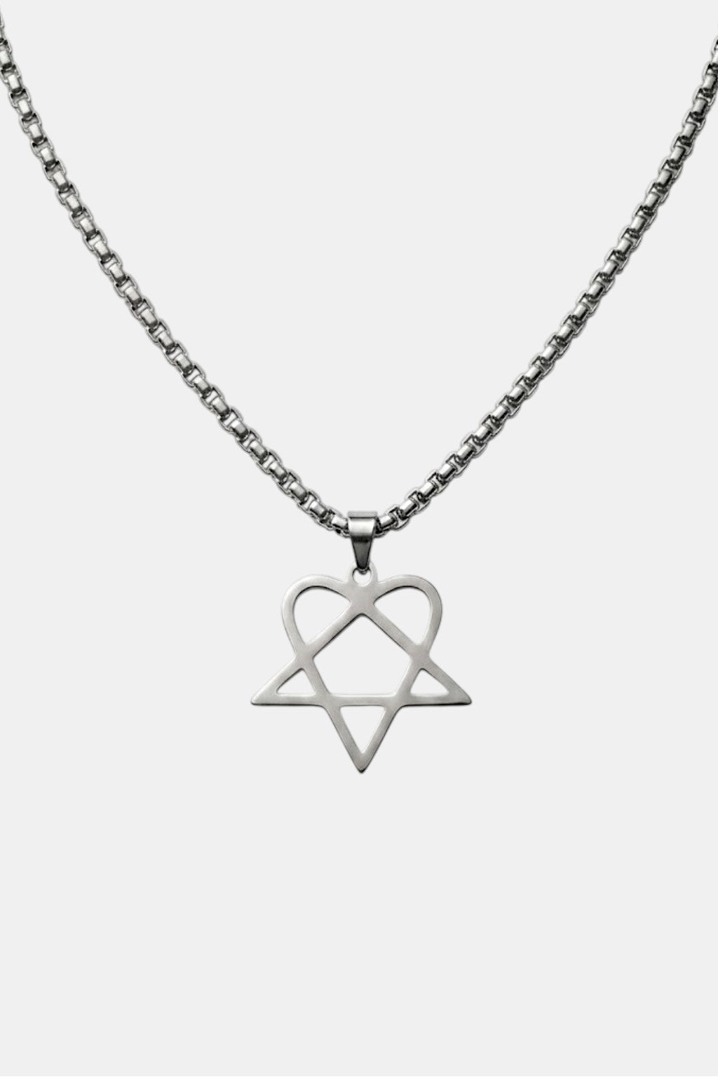 Collier heartagram