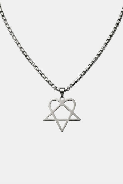 Collier heartagram