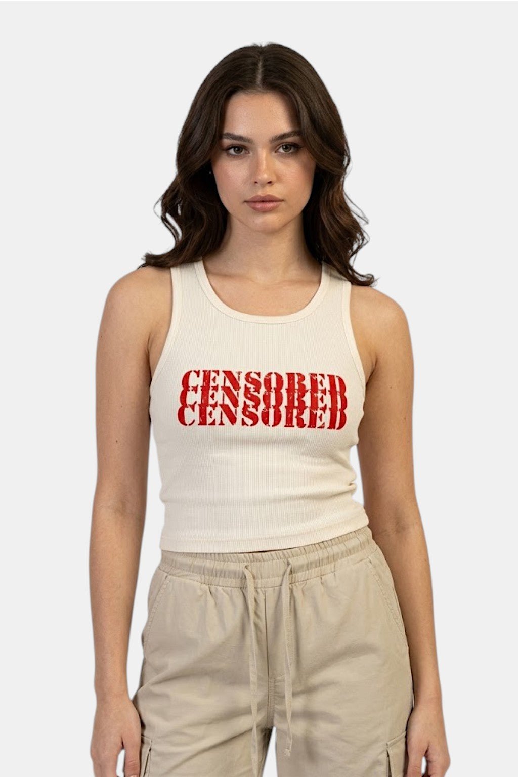 Censored tank top