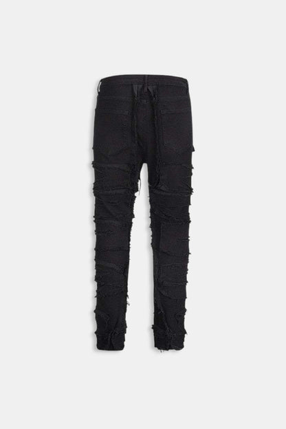 Distressed jeans