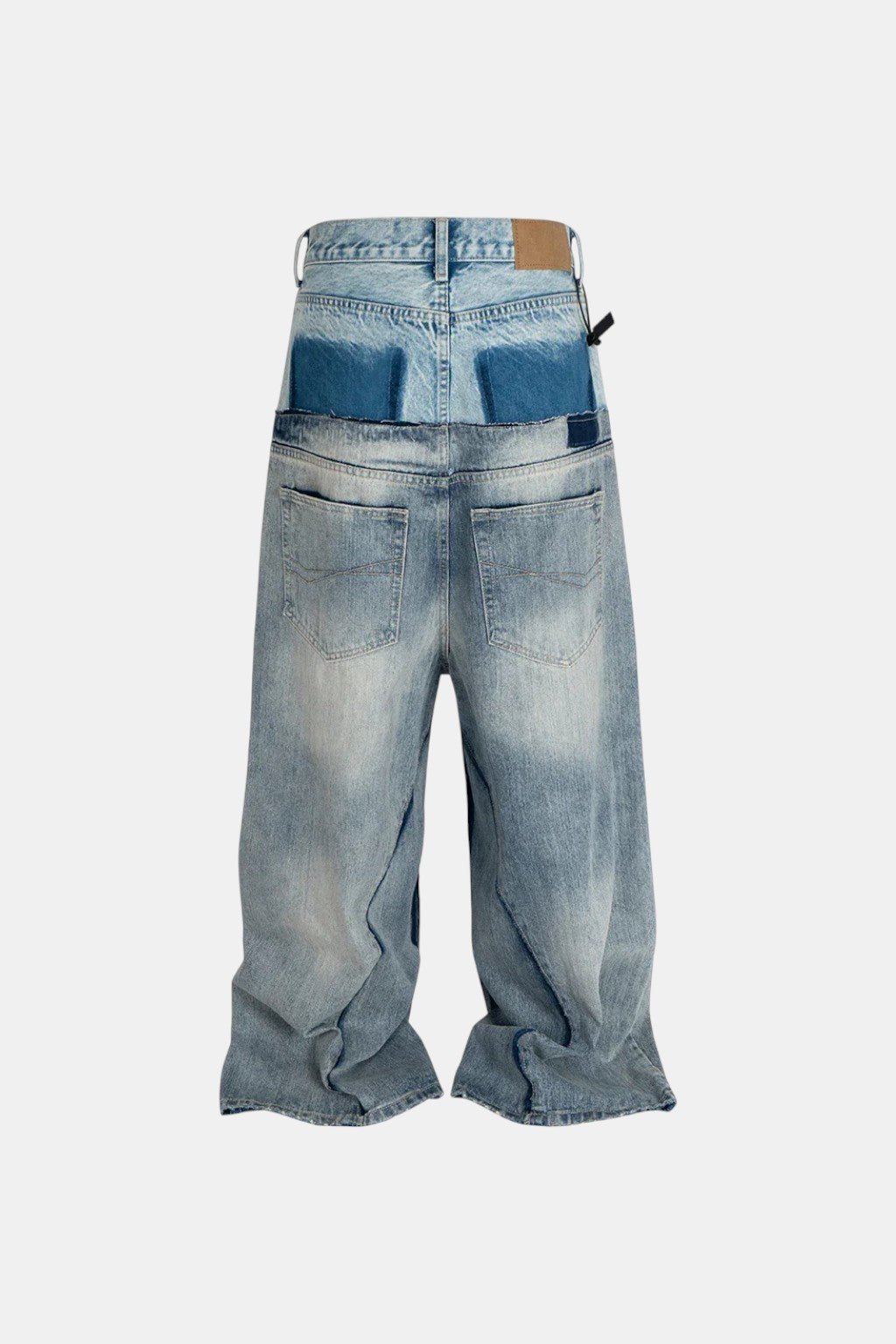 Double waist jean